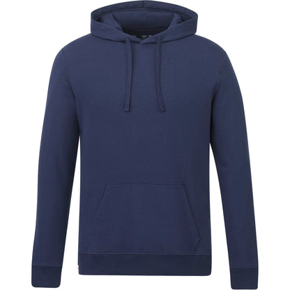 Front View of Blue tentree Organic Cotton Classic Hoodie - Men's plain
