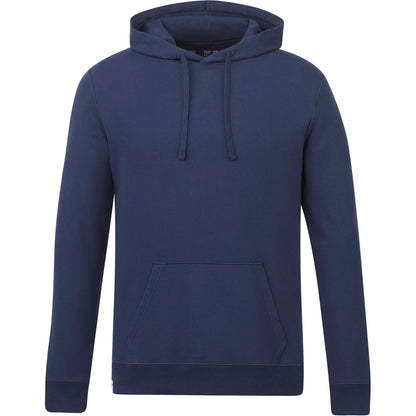 Front View of Blue tentree Organic Cotton Classic Hoodie - Men's plain