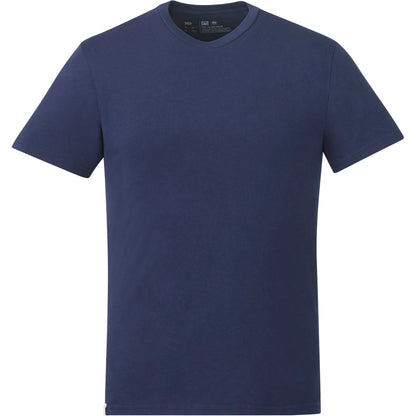 Front View of Blue tentree Organic Cotton Short Sleeve Tee - Men's plain