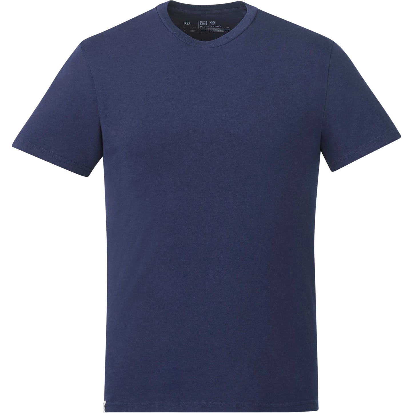 Front View of Blue tentree Organic Cotton Short Sleeve Tee - Men's plain
