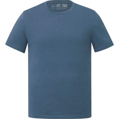 Front View of Blue tentree Organic Cotton Short Sleeve Tee - Men's plain