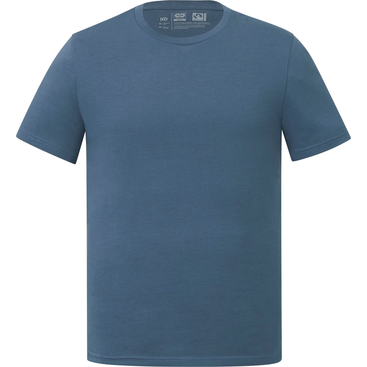 Front View of Blue tentree Organic Cotton Short Sleeve Tee - Men's plain