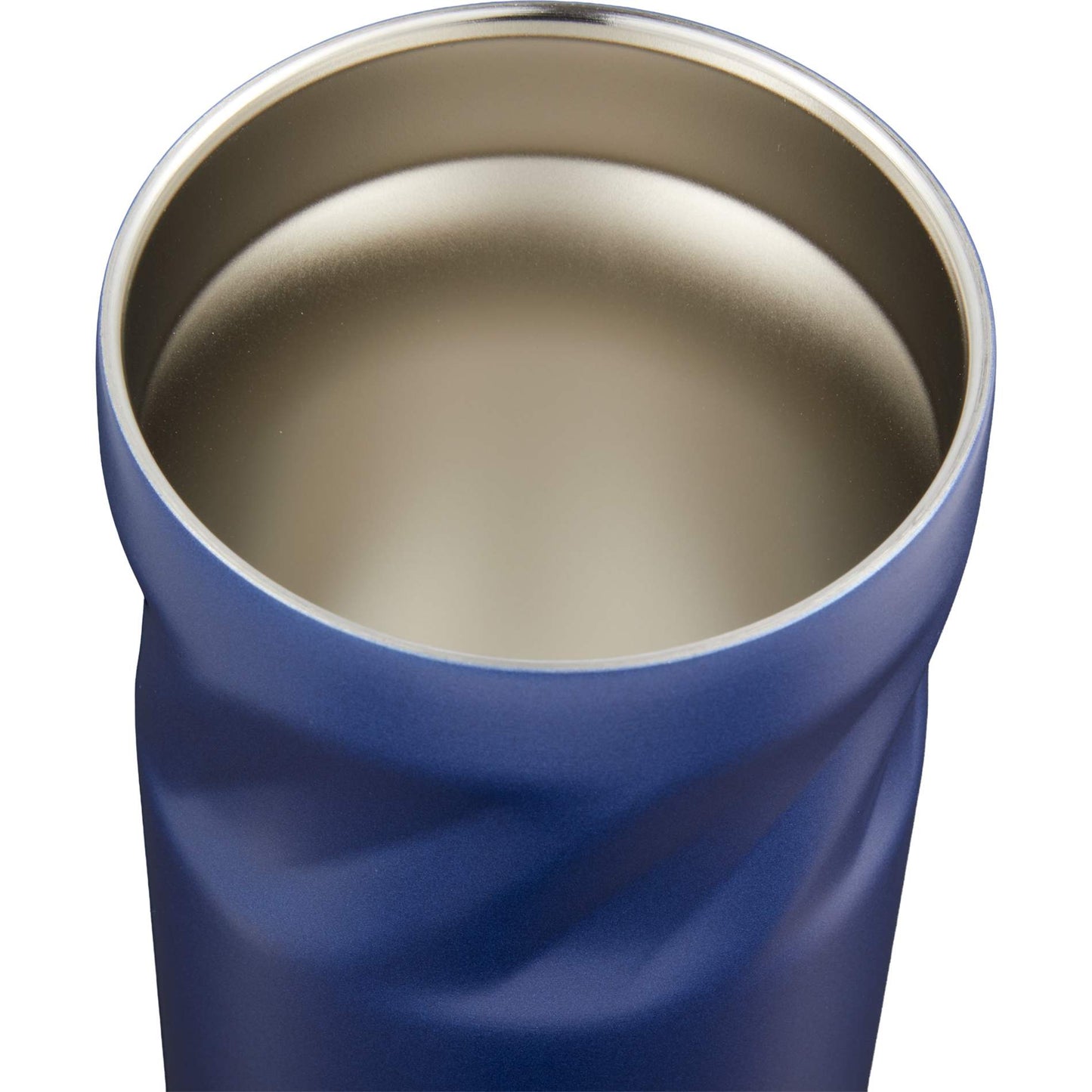 Front View of Blue Thalia 16oz Vacuum Tumbler