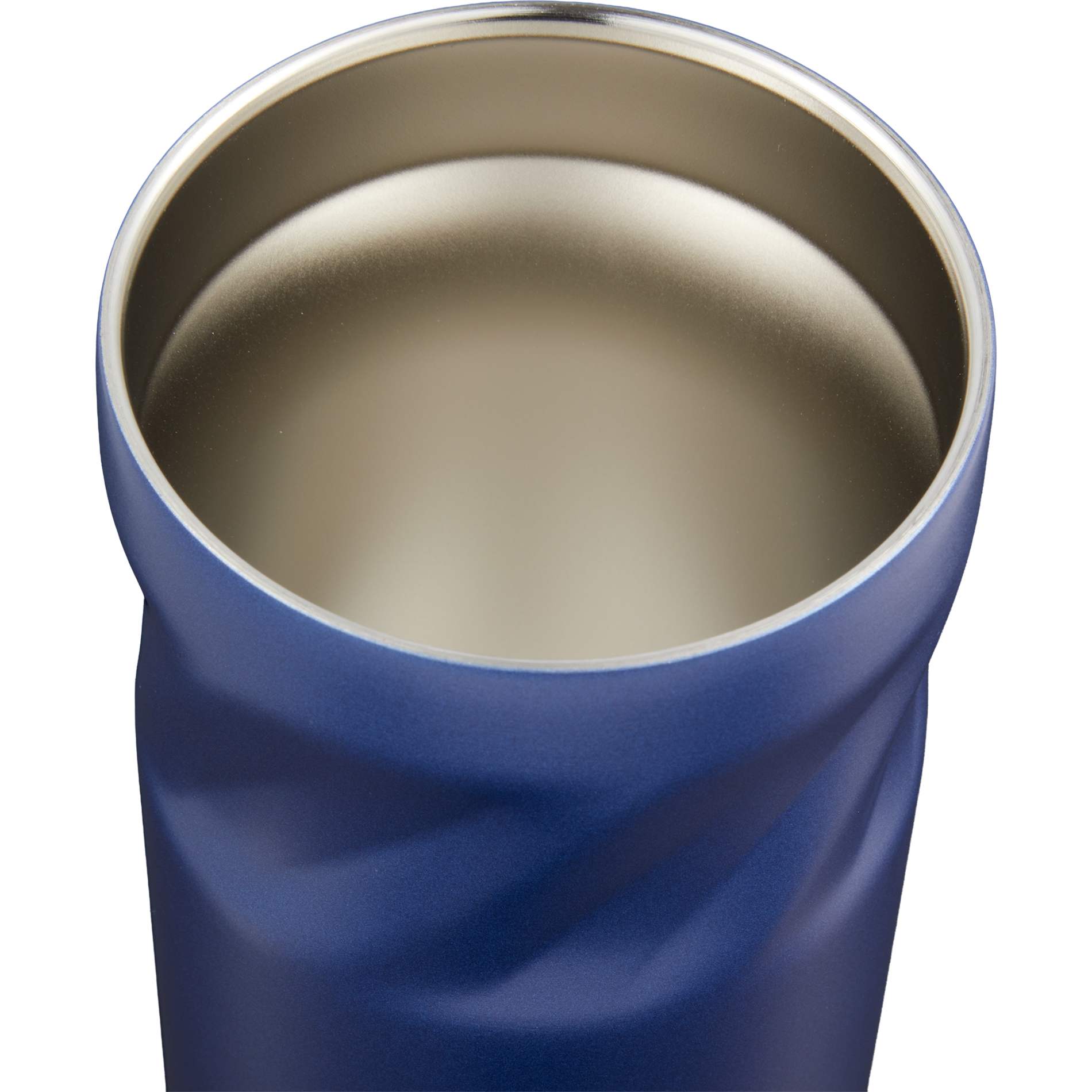 Front View of Blue Thalia 16oz Vacuum Tumbler