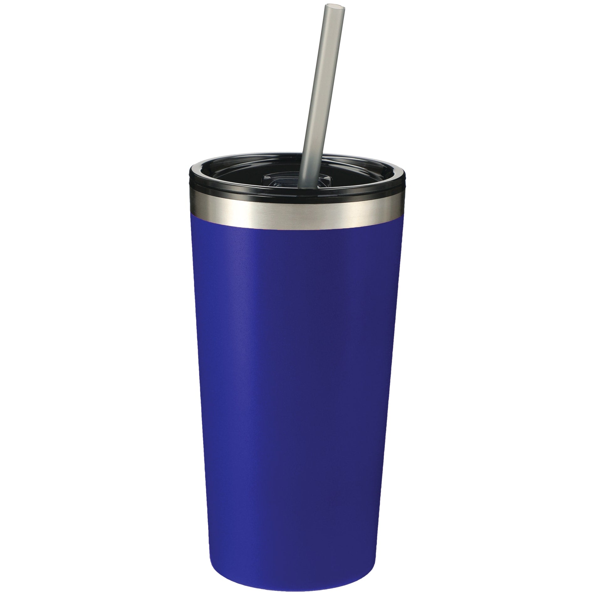 Front View of Blue Thor 16oz Tumbler plain