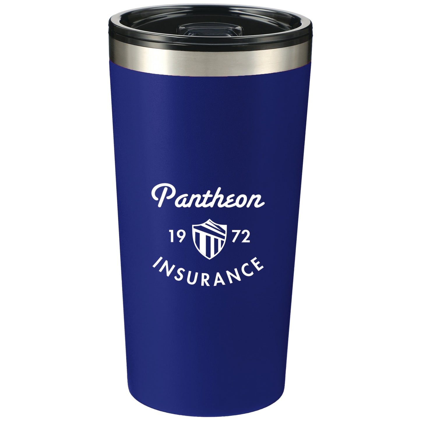 Front View of Blue Thor 16oz Tumbler