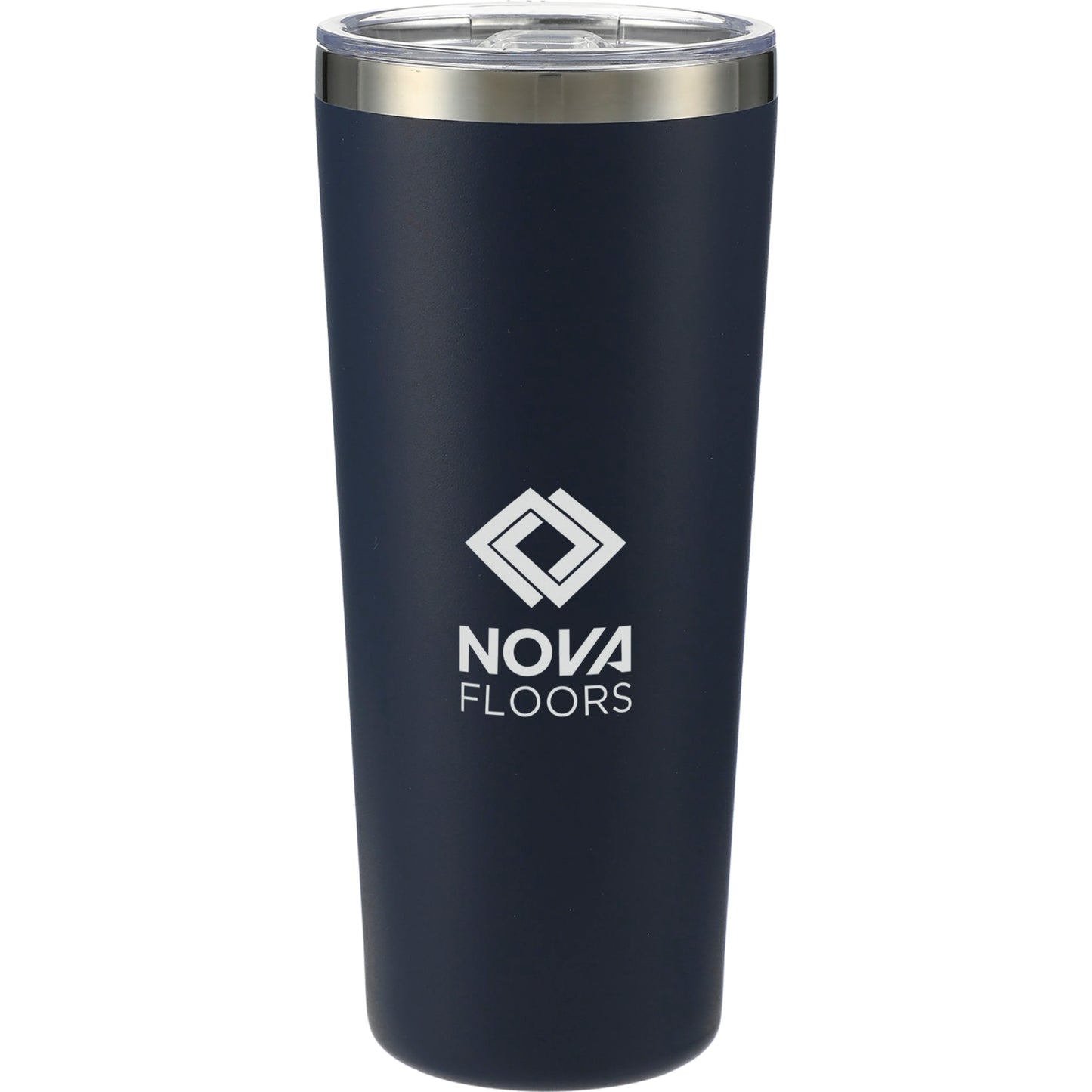 Front View of Blue Thor Copper Vacuum Insulated Tumbler 22oz