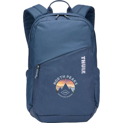 Front View of Blue Thule Heritage Notus 16" Computer Backpack 20L