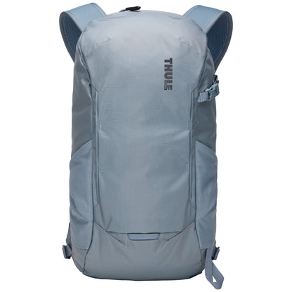 Front View of Blue Thule Recycled All Trail 18L 15" Laptop Backpack plain