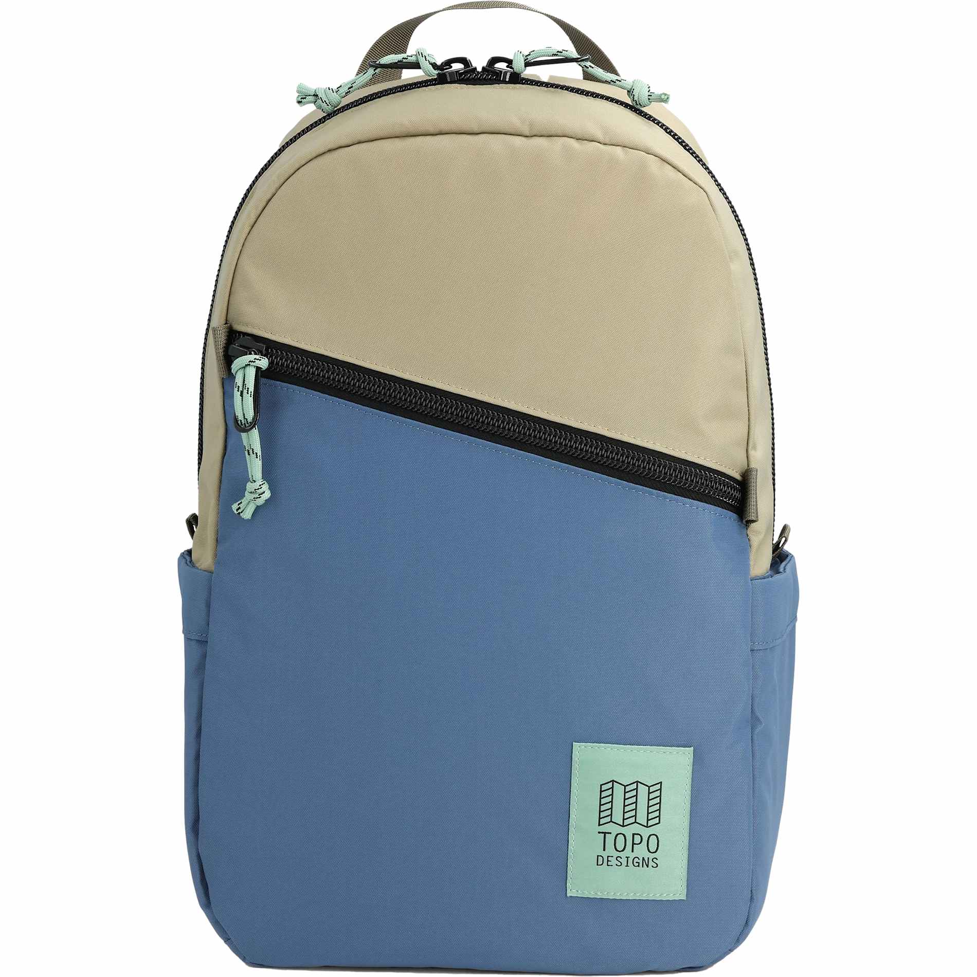 Front View of Blue Topo Designs Recycled Light Pack Laptop Backpack plain