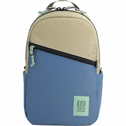Front View of Blue Topo Designs Recycled Light Pack Laptop Backpack plain