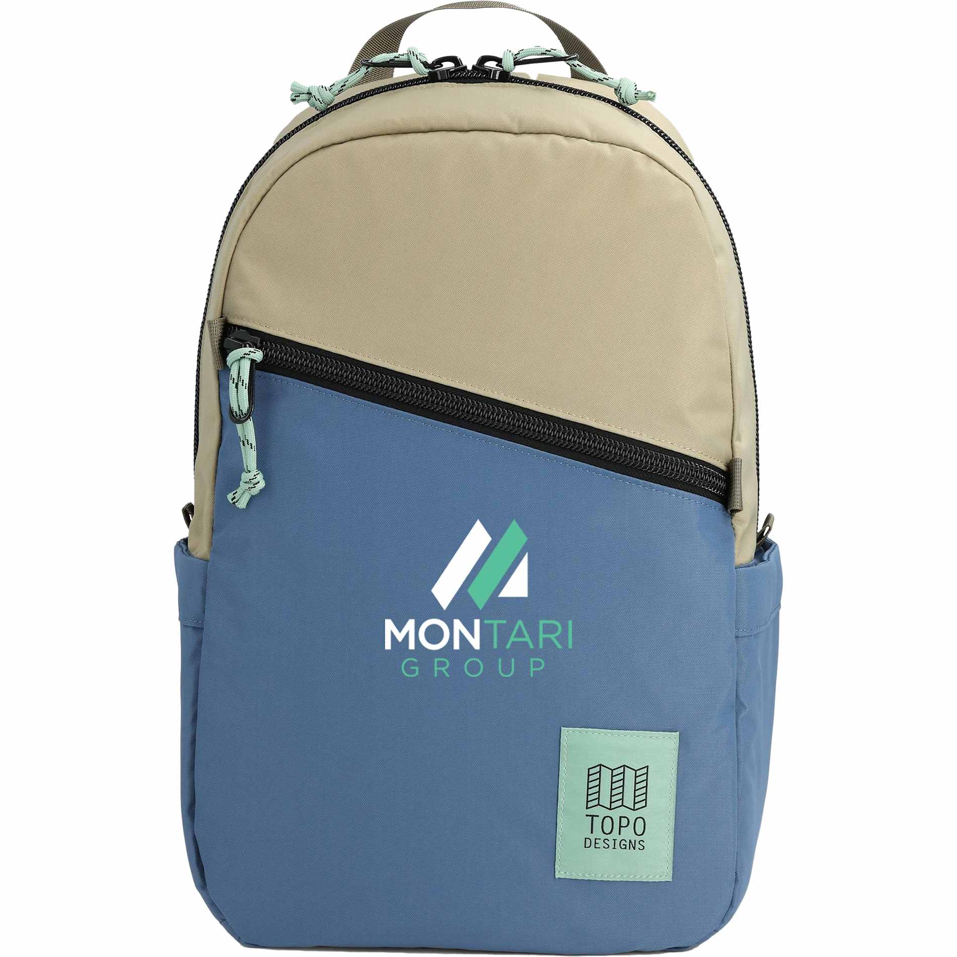 Front View of Blue Topo Designs Recycled Light Pack Laptop Backpack
