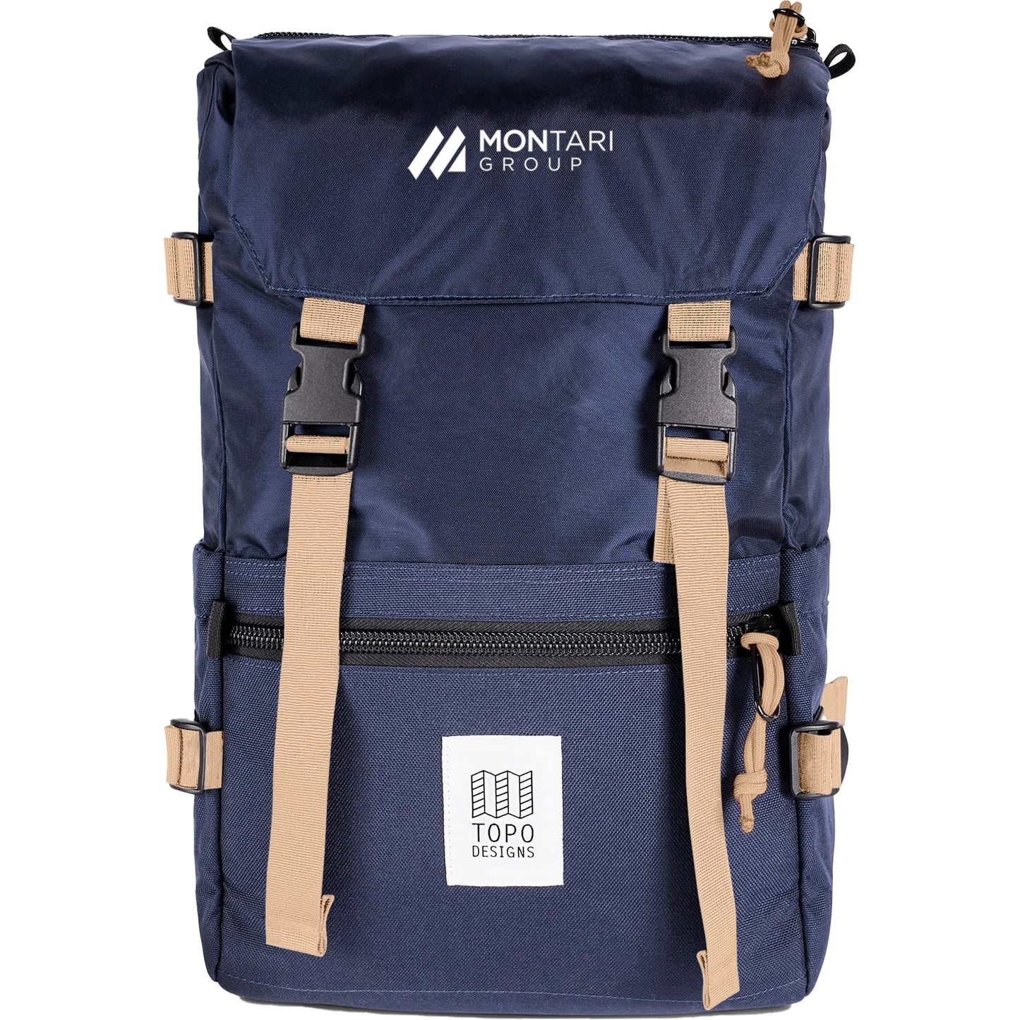 Front View of Blue Topo Designs Recycled Rover 15" Laptop Backpack