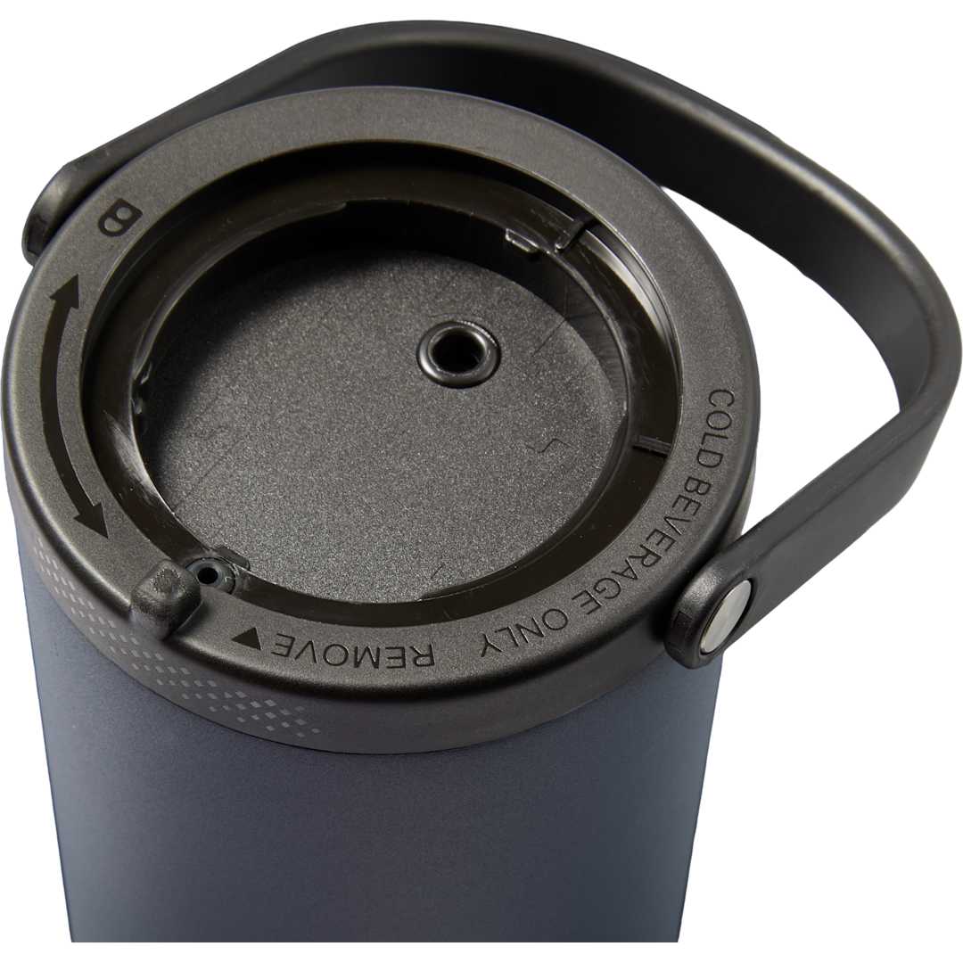 Front View of Blue Trinity Recycled Straw Leak proof Tumbler 30oz