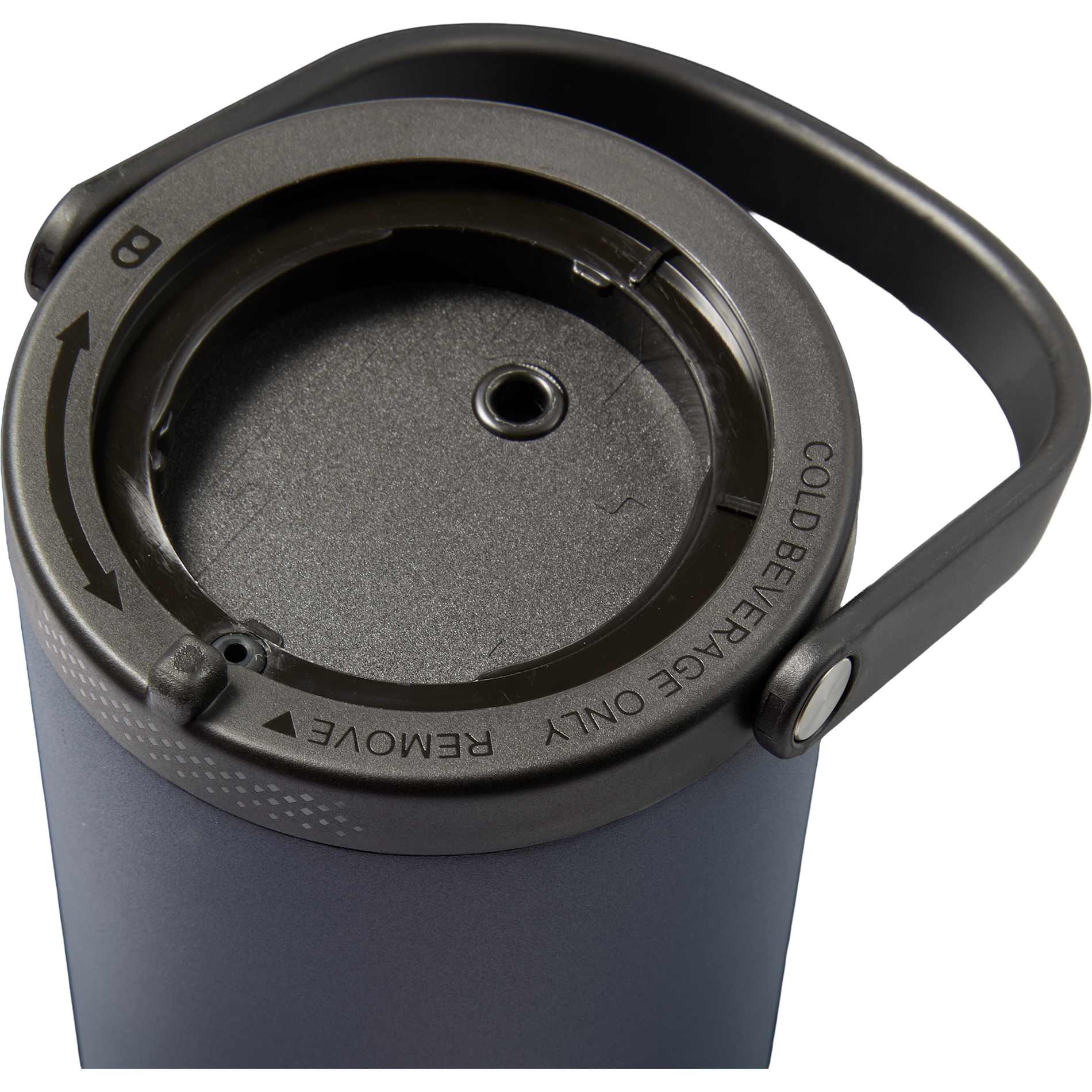 Front View of Blue Trinity Recycled Straw Leak proof Tumbler 30oz