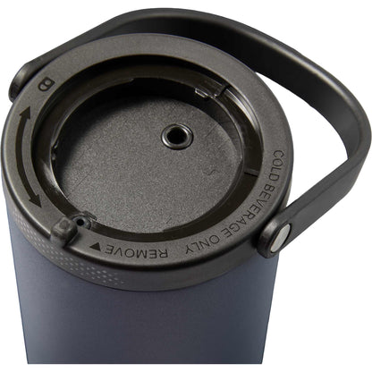 Front View of Blue Trinity Recycled Straw Leak proof Tumbler 30oz