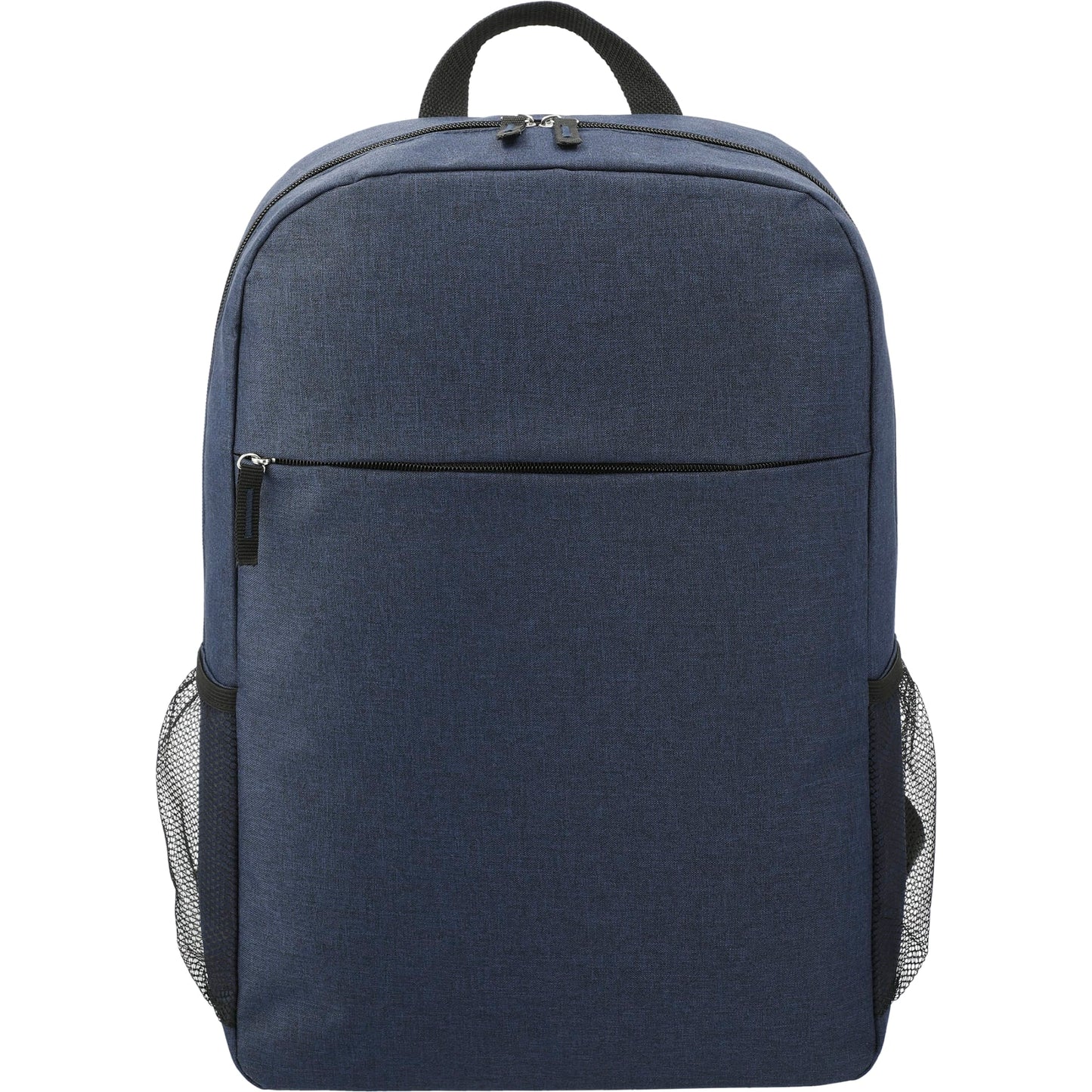 Front View of Blue Urban 15" Computer Backpack plain