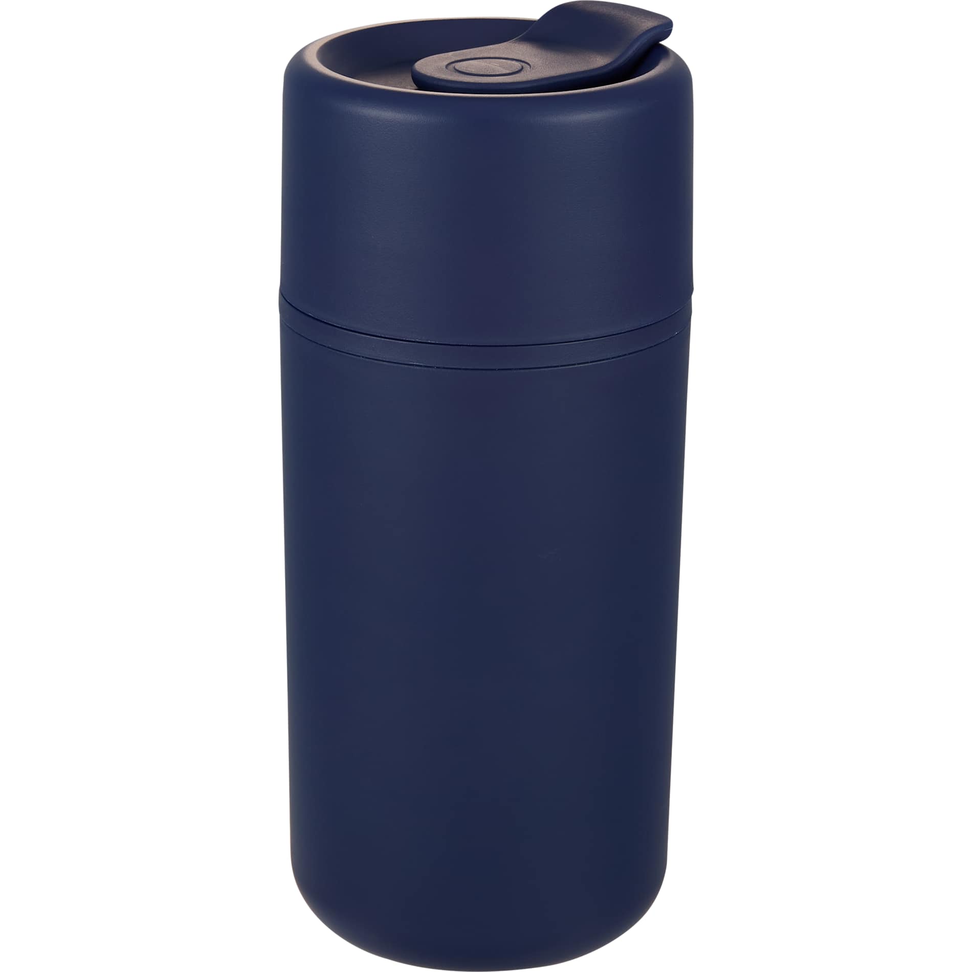 Front View of Blue Urban 16oz Recycled Tumbler plain
