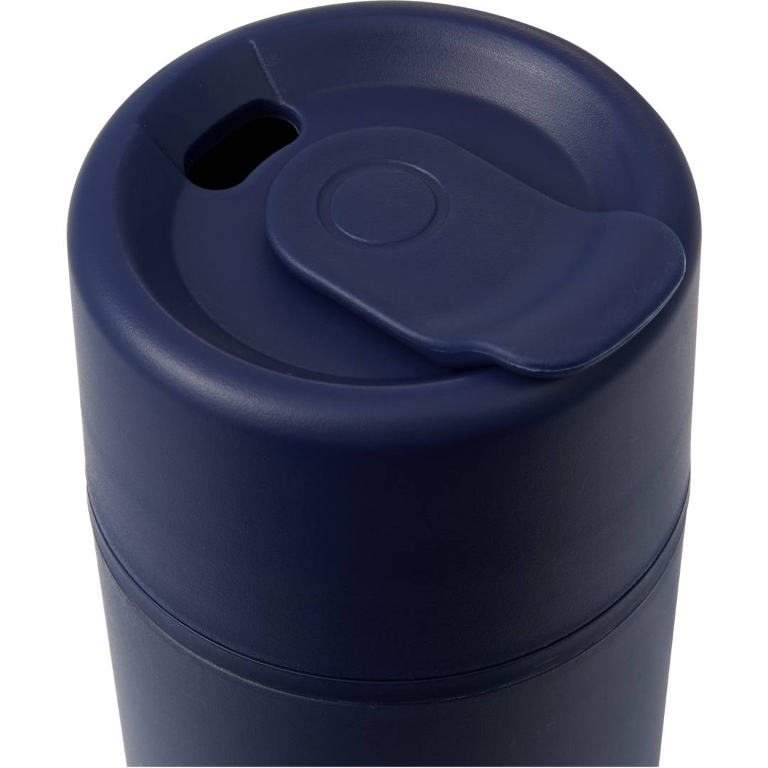 Front View of Blue Urban 16oz Recycled Tumbler plain