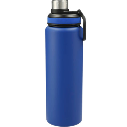 Front View of Blue Vasco 32oz Stainless Steel Bottle plain