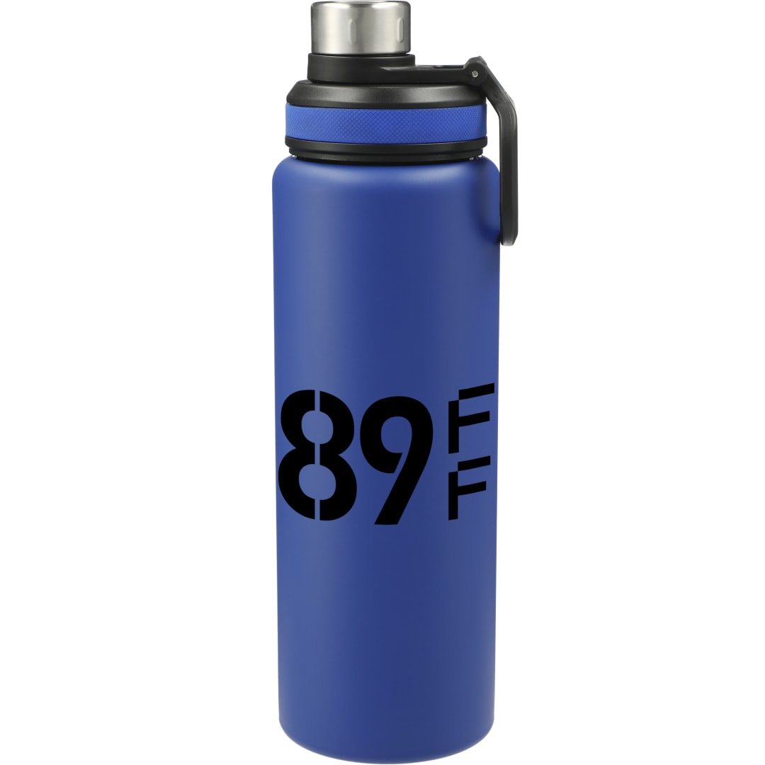 Front View of Blue Vasco 32oz Stainless Steel Bottle