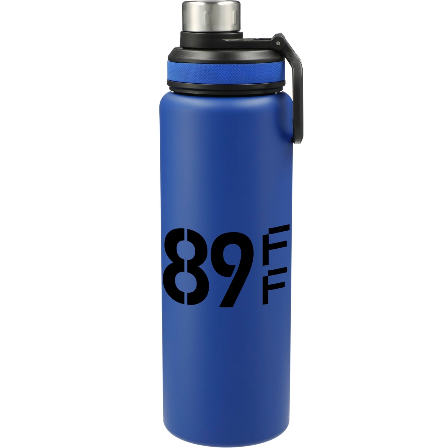 Front View of Blue Vasco 32oz Stainless Steel Bottle