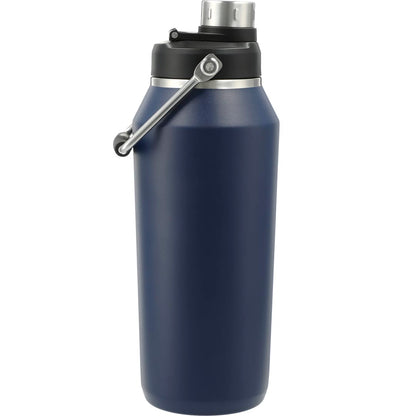 Front View of Blue Vasco Copper Vacuum Insulated Bottle 40oz plain