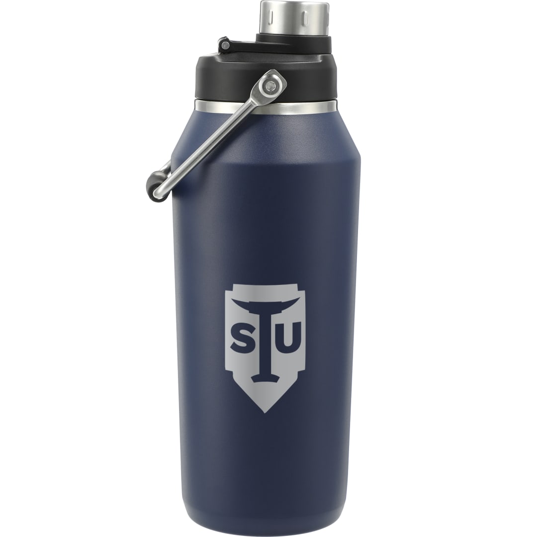 Front View of Blue Vasco Copper Vacuum Insulated Bottle 40oz