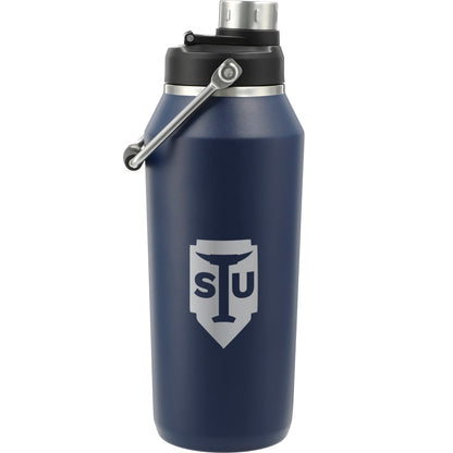 Front View of Blue Vasco Copper Vacuum Insulated Bottle 40oz