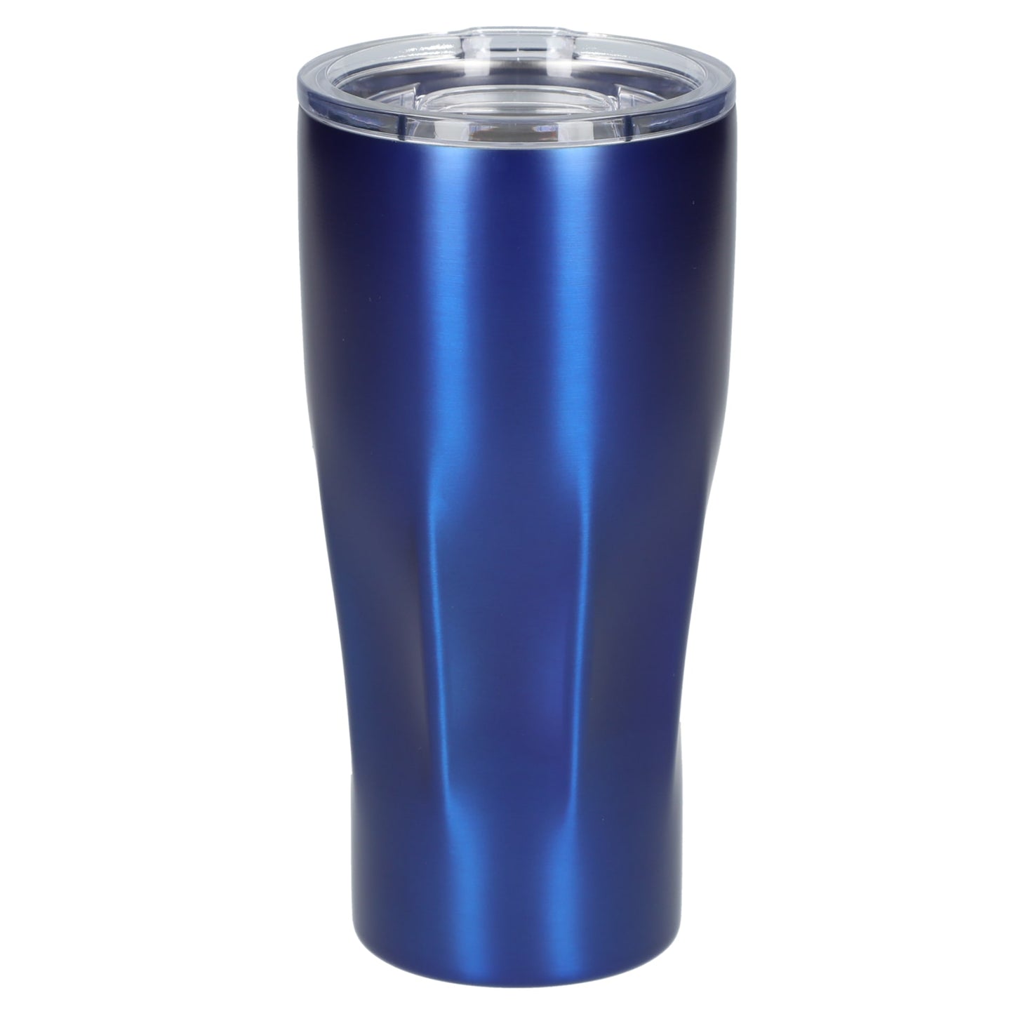 Front View of Blue Victor Recycled Vacuum Insulated Tumbler 20oz plain
