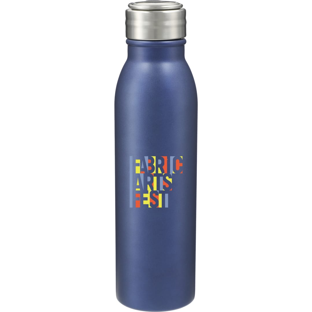 Front View of Blue Vida 24oz Stainless Steel Bottle