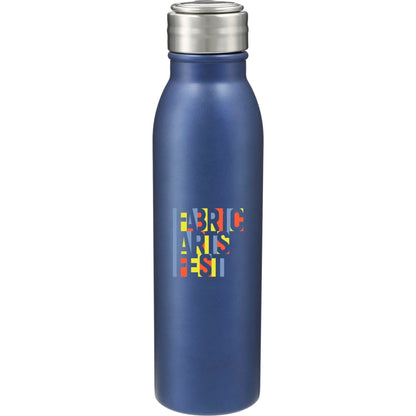 Front View of Blue Vida 24oz Stainless Steel Bottle