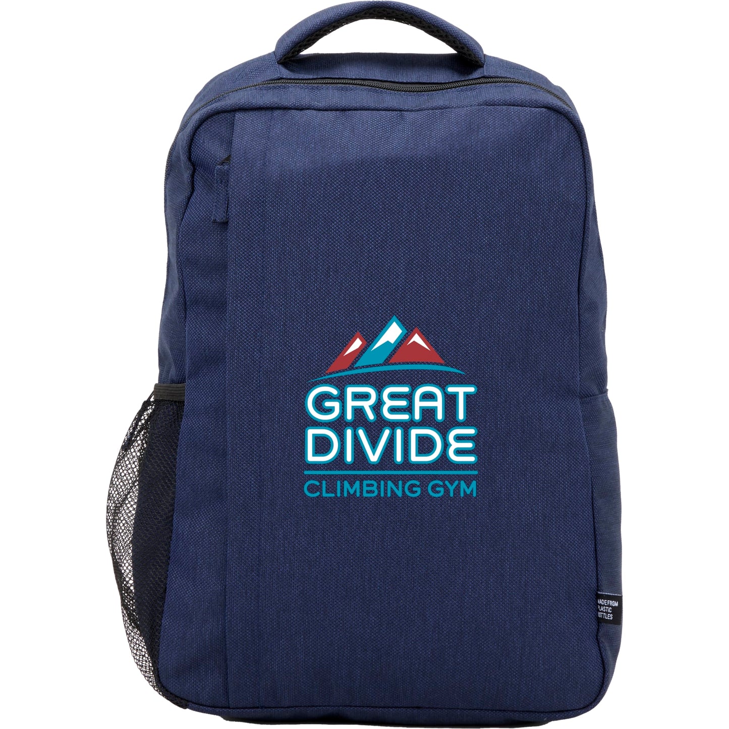 Front View of Blue Vila Recycled 15" Commuter Backpack