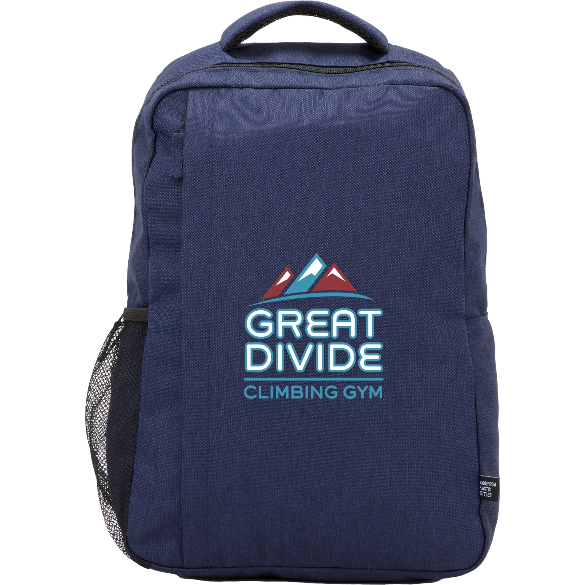 Front View of Blue Vila Recycled 15" Commuter Backpack