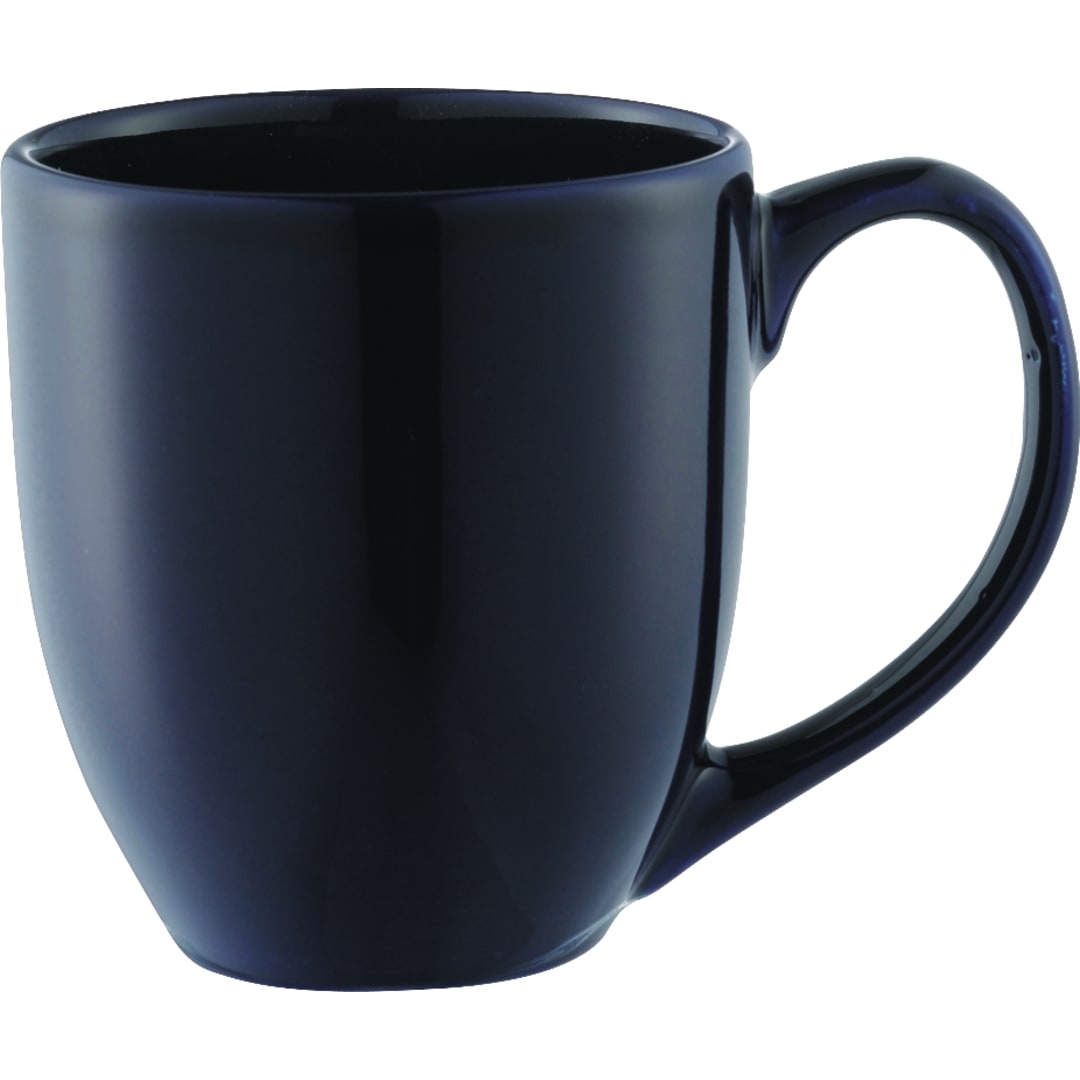 Front View of Blue Zapata 15oz Ceramic Mug plain