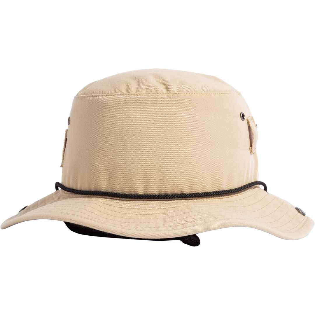 Front View of Brown Coal Seymour Flat Brim Hat plain