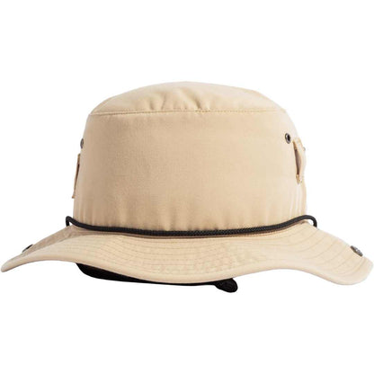 Front View of Brown Coal Seymour Flat Brim Hat plain