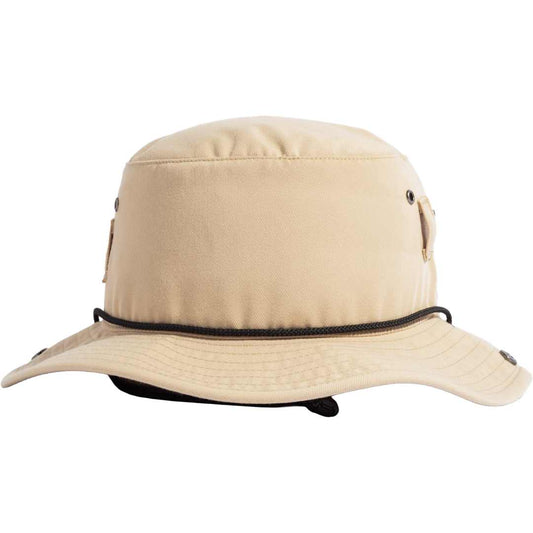 Front View of Brown Coal Seymour Flat Brim Hat plain