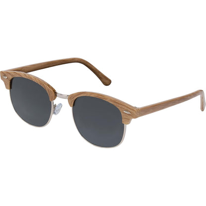 Front View of Brown Palmer Recycled Club Master Sunglassess plain