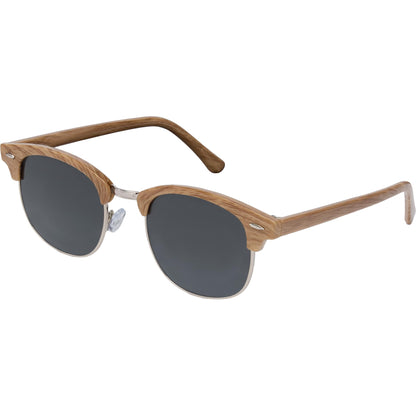 Front View of Brown Palmer Recycled Club Master Sunglassess plain