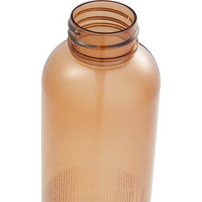 Front View of Brown Prism 24oz  Recycled Plastic Bottle
