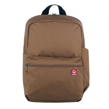 Front View of Brown Wolverine 24L Classic Backpack plain