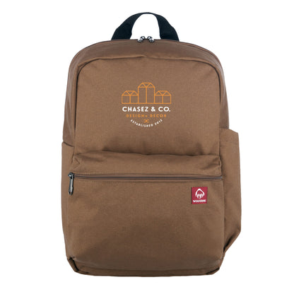 Front View of Brown Wolverine 24L Classic Backpack