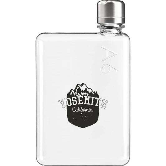 Front View of Clear A6 Tritan memobottle