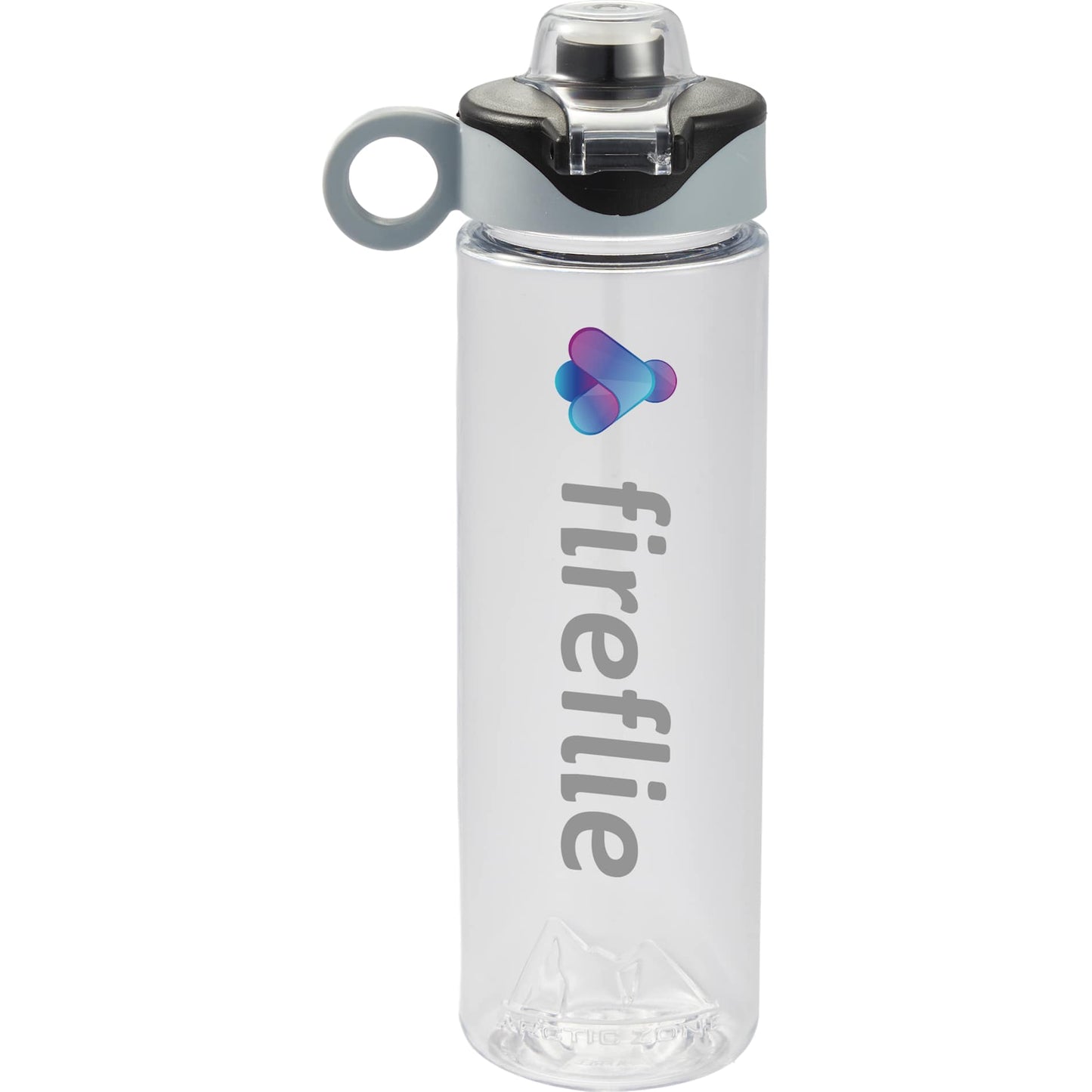 Front View of Clear Arctic Zone Tritan Renew Bottle 28 oz