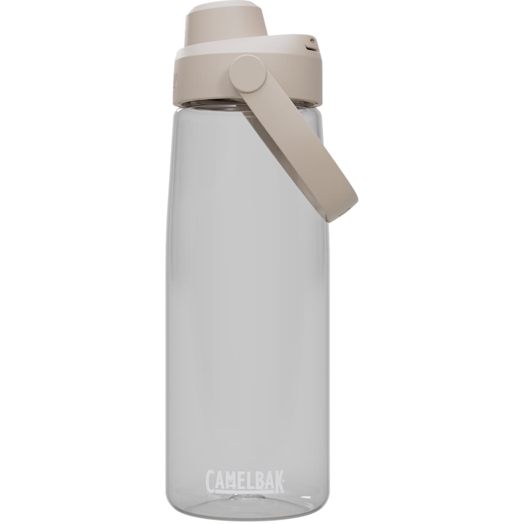 Front View of Clear CamelBak Thrive™ Chug 25oz Bottle Tritan™ Renew plain