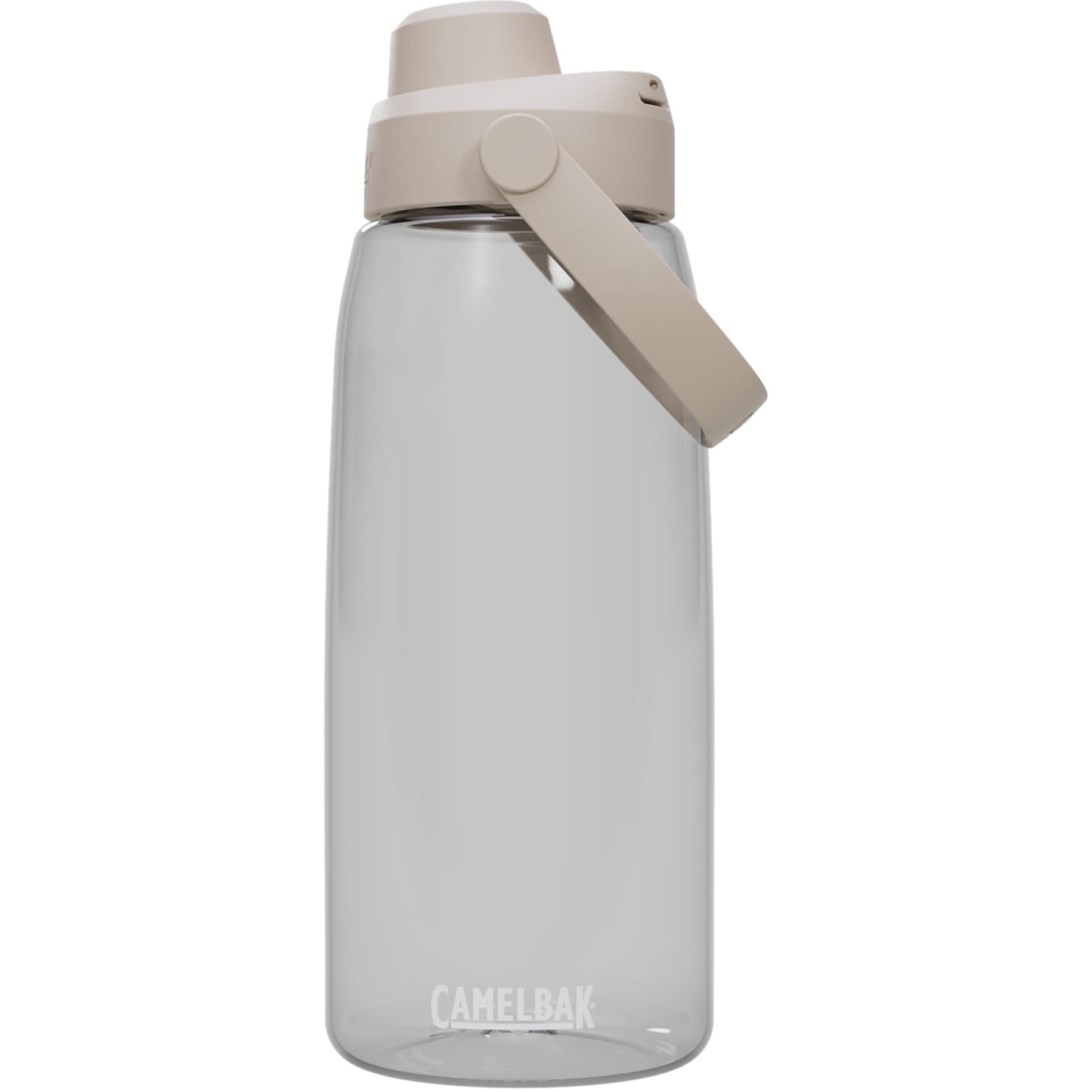 Front View of Clear CamelBak Thrive™ Chug 32oz Bottle Tritan™ Renew plain