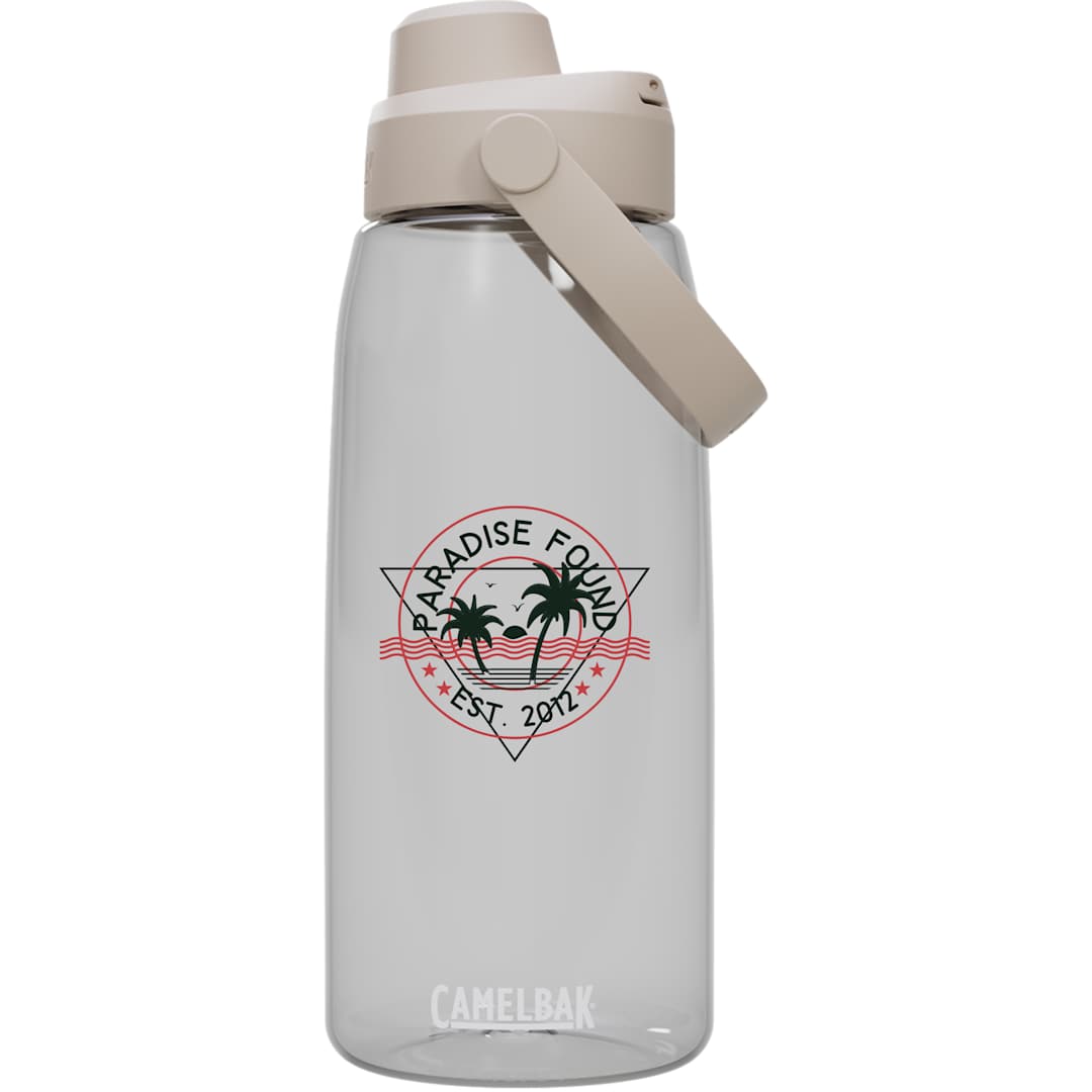 Front View of Clear CamelBak Thrive™ Chug 32oz Bottle Tritan™ Renew