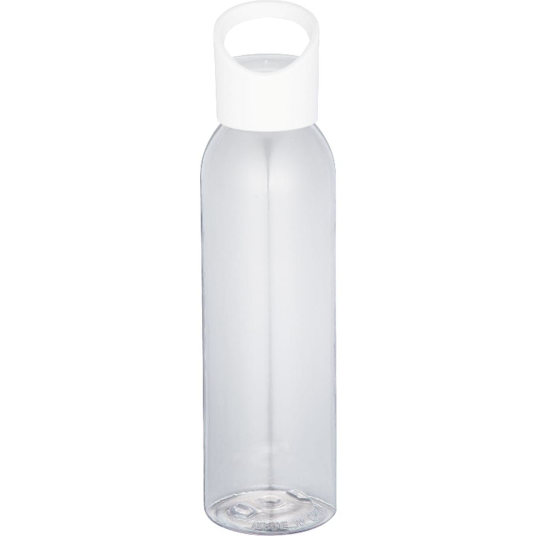 Front View of Clear Casanova 22oz Tritan Sports Bottle plain