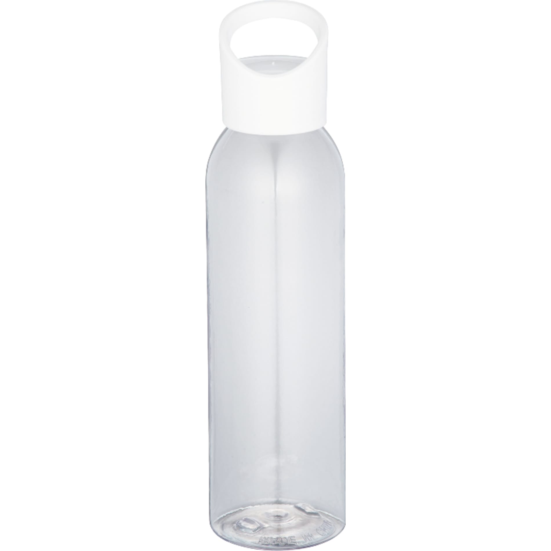 Front View of Clear Casanova 22oz Tritan Sports Bottle plain